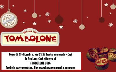 Il Tombolone, venerdì 23 dicembre