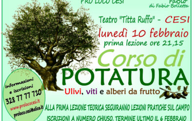 Corso di Potatura Febbraio 2020