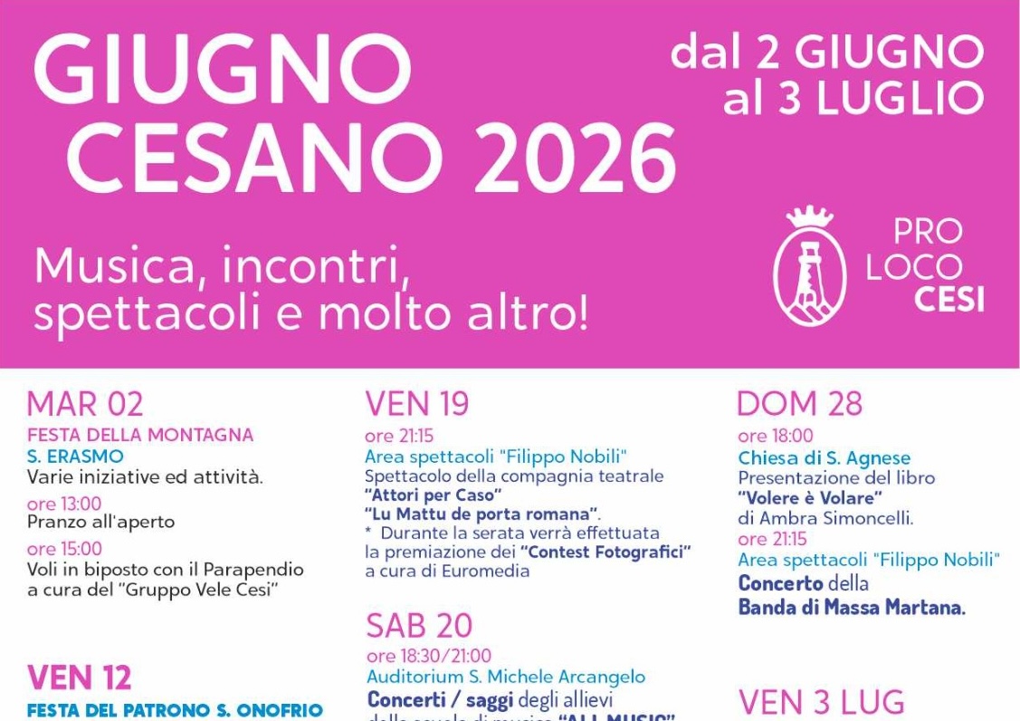 giugno cesano 2026